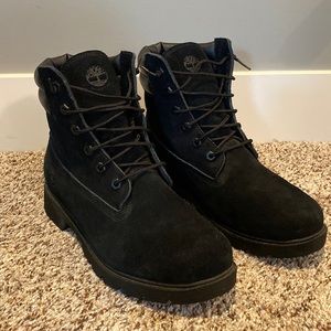 Black 6 inch Timberlands